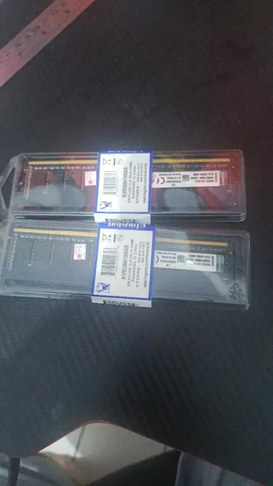 RAM PC DDR4 16GB (2x8GB) Kingston ValueRAM 2666MHz KVR26N19S8/8 Murah