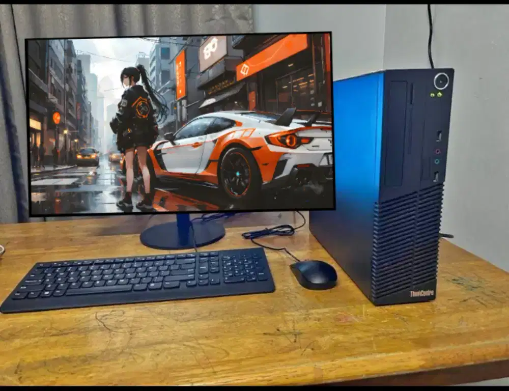 PC GAMING FULSET + LCD + RAM 8 GB + VGA 1 GB + HD 500 GB + GAMES APP