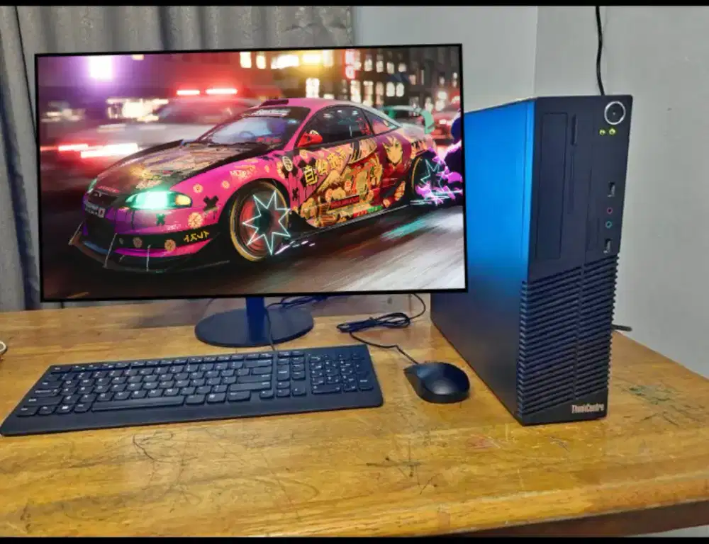 PC GAMING FULSET + LCD + RAM 8 GB + VGA 1 GB + HD 500 GB + GAMES APP
