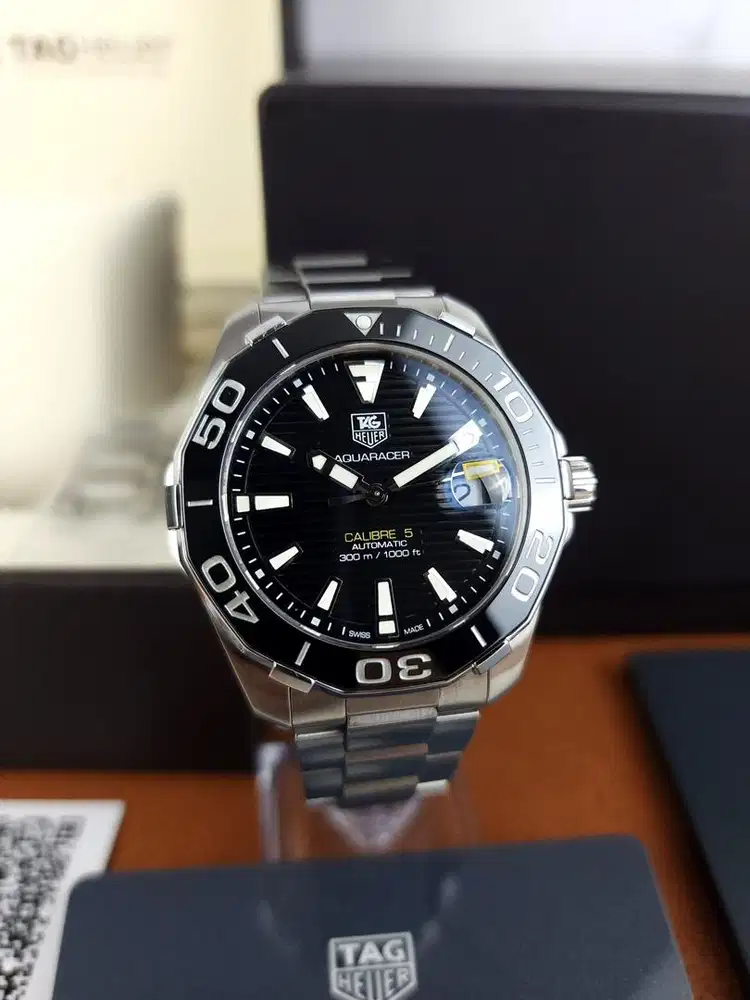 Tag Heuer Aquaracer 300 black calibre 5 41 2019