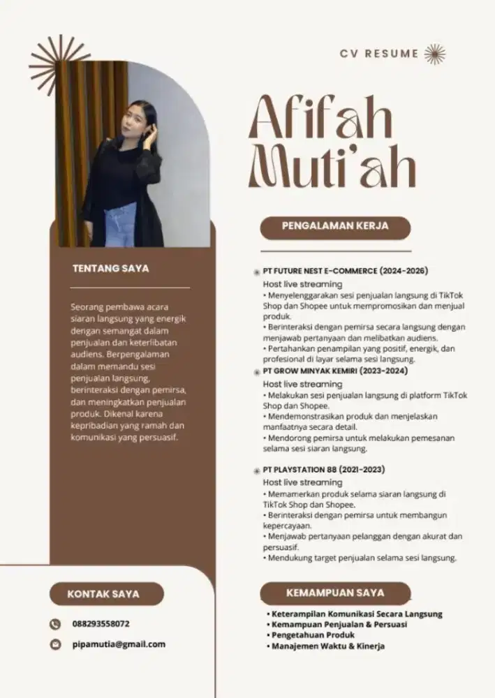 Info lowongan pekerjaan