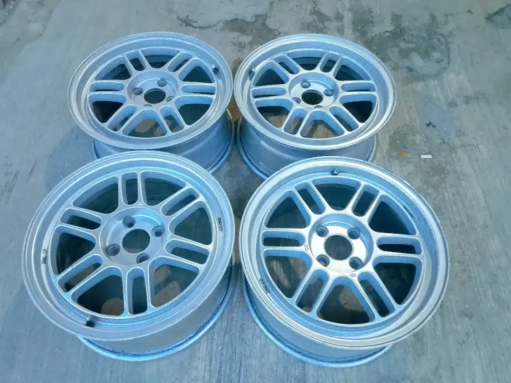Velag Enkei Rpf 01 Face 2 Ring 16 Silver ,Pcd 4x100,Terima Tukar Tamba