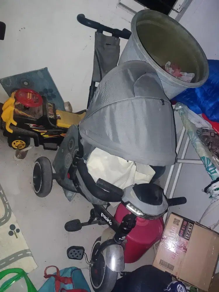 Stroller pasific 3 Roda