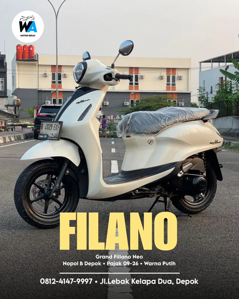 Cash/Kredit Yamaha Grand Fillano Neo Tahun 2023 GARANSI MESIN
