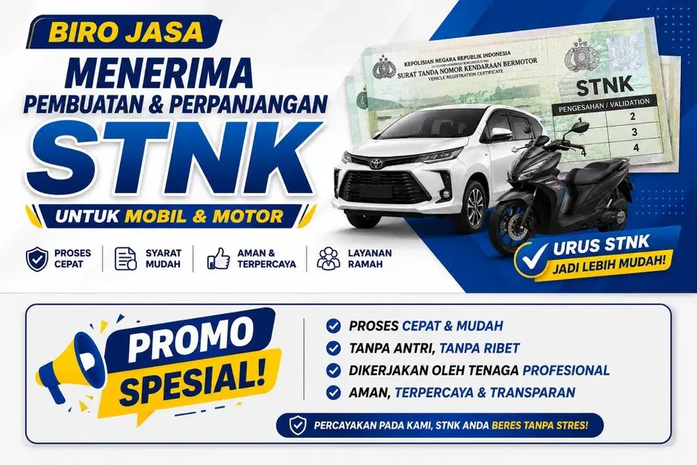 Biro Jasa Pembuatan dan Perpanjangan STNK & BPKB