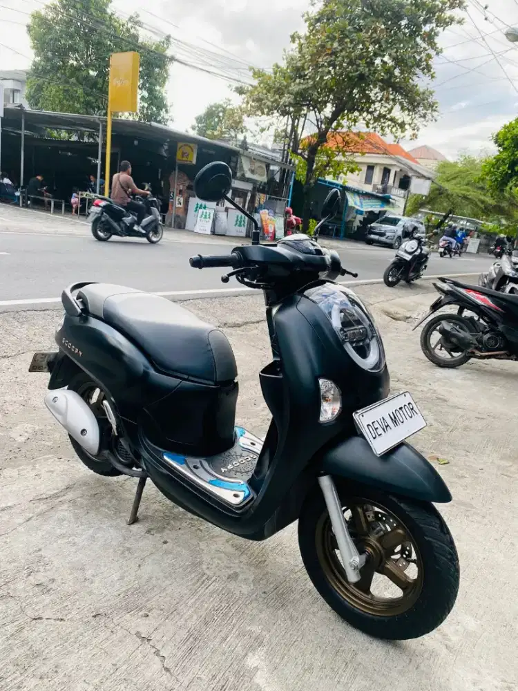 Scoopy 2025 hitam Deva motor