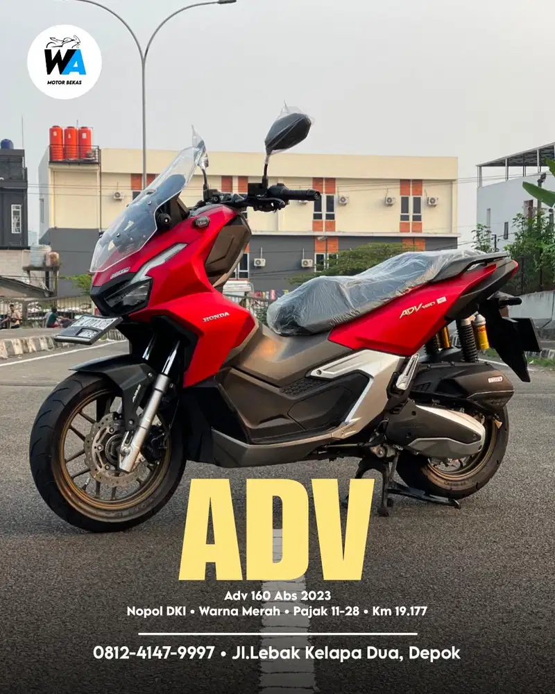 GARANSI MESIN Cash/Kredit Honda Adv 160 Abs Tahun 2023
