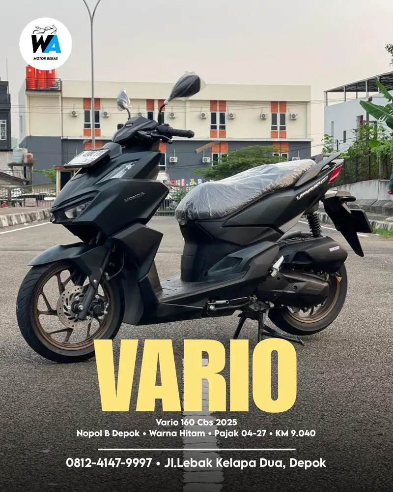 Kredit/Cash Honda Vario 160 Cbs Tahun 2025 GARANSI MESIN