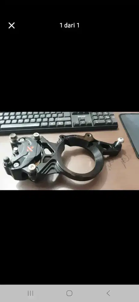 Braket kaliper 2p xmax posisi bawah