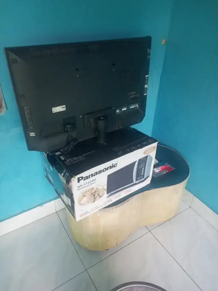 Tv led Sony 32 dan microwave sharp