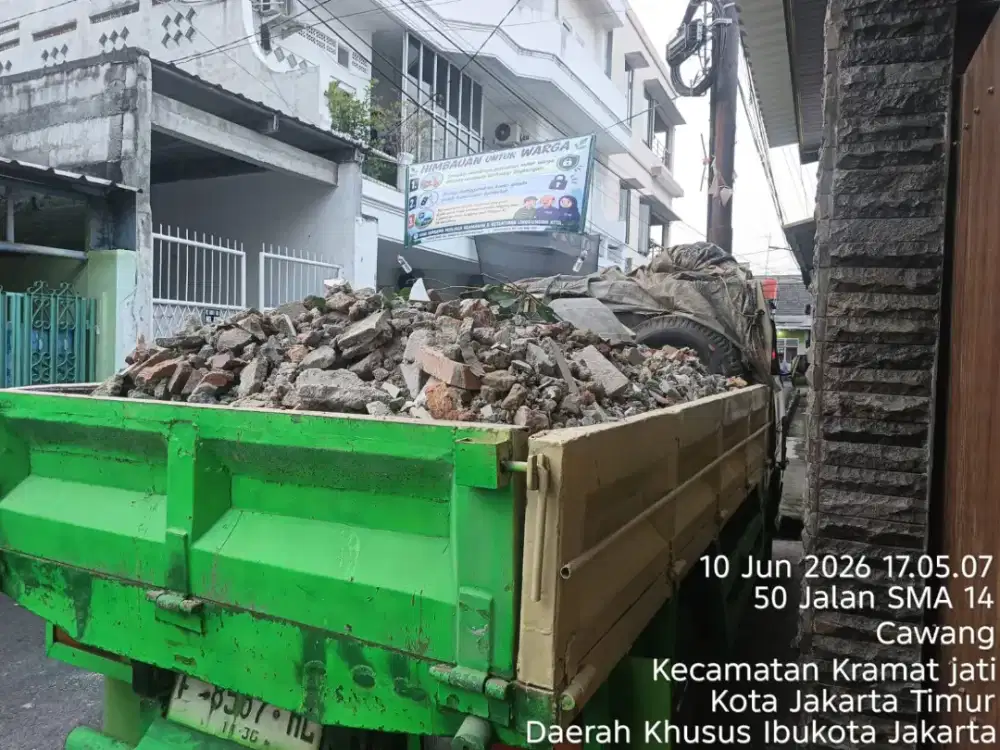 Jasa pengurugan dan buang puing