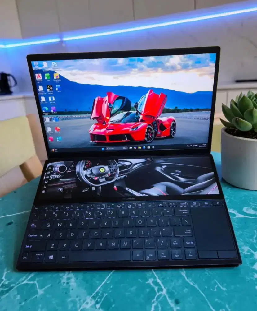 ASUS ZENBOOK DUO FLY UX481FLY Ram 16GB+SSD 1TB+DUAL VGA+DUAL SCREEN