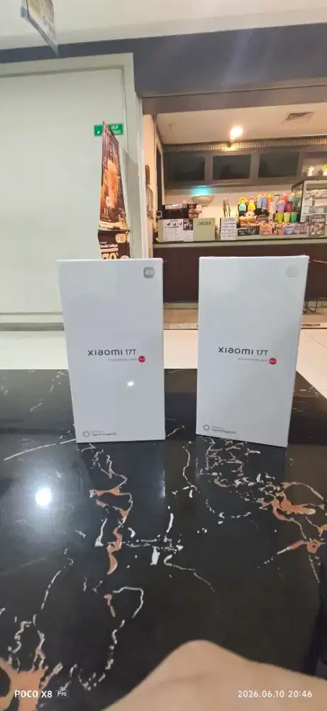 Xiomi 17T Baru  Segel BNIB 12/256 Black