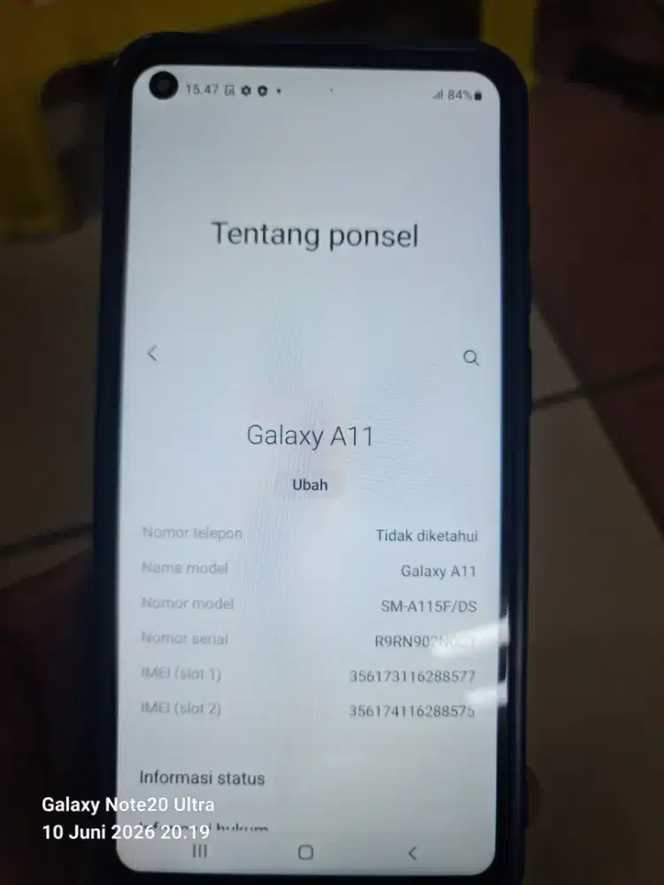 Samsung a11 Ram 3 internal 32