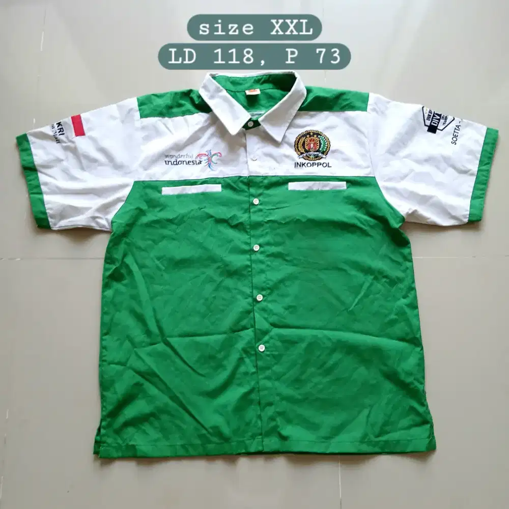 Kemeja seragam Grab bandara sz XXL, preloved