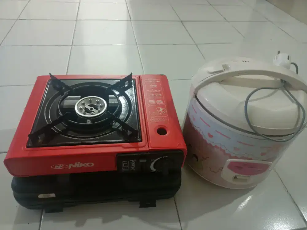 Kompor Portable & Mejikom Bekas Normal Siap Pakai