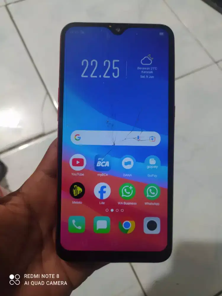 Jual hp Oppo a5s ram 3 kondisi normal