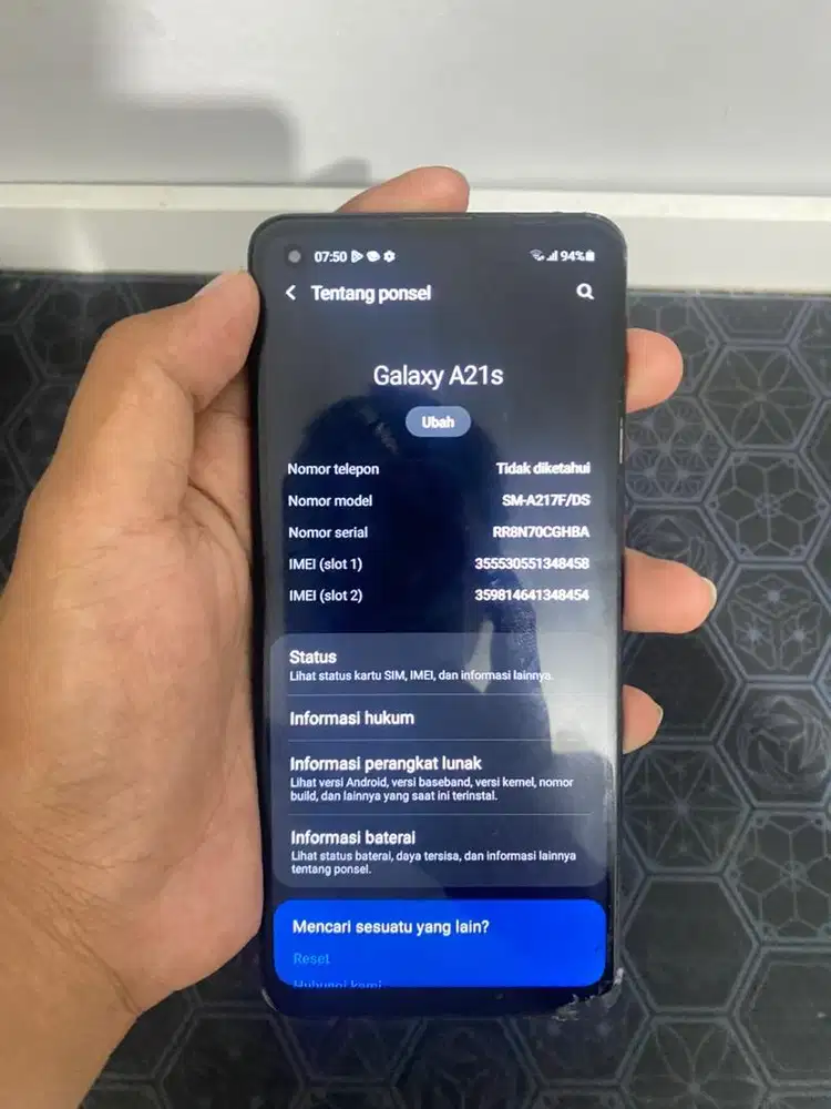 Samsung A21S Gaming Lancar