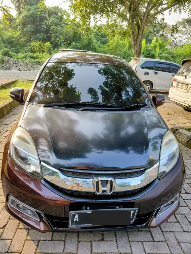 Honda Mobilio E AT 2014 Maroon (Jual Jujur Apa Adanya)