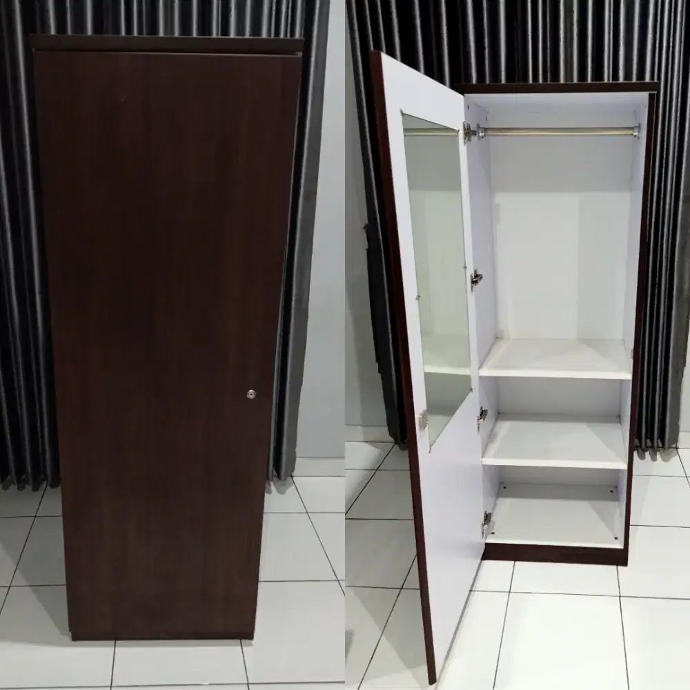 LEMARI BAJU 1 PINTU CUSTOM EX HOTEL