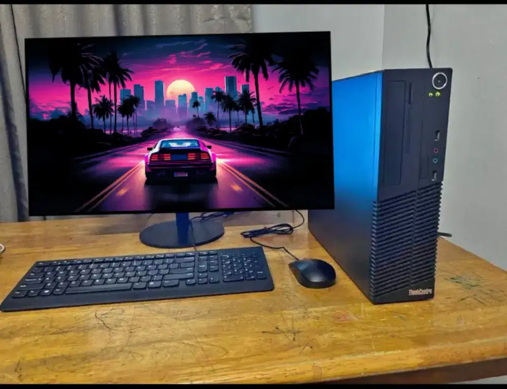 PC GAMING FULSET + LCD + RAM 8 GB + VGA 1 GB + HD 500 GB + GAMES APP