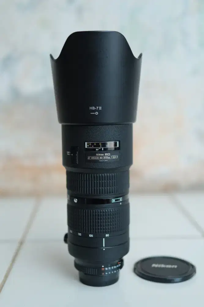 Lensa Tele Nikon AFD 80 200MM F2. 8 Gen 3