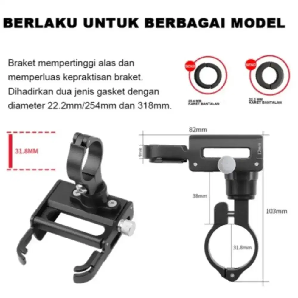 HOLDER HP GUB P30 ROTASI 360
