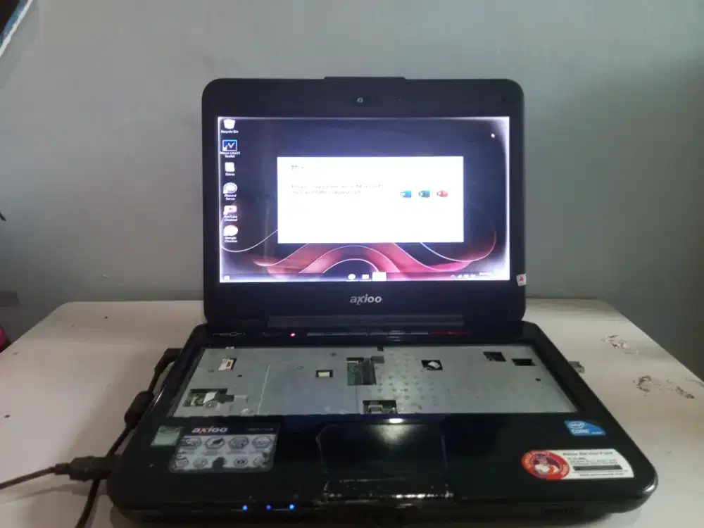 Borongan Murah Laptop Axioo i3 Mesin Hidup+SSD Samsung 120GB+RAM 4GB
