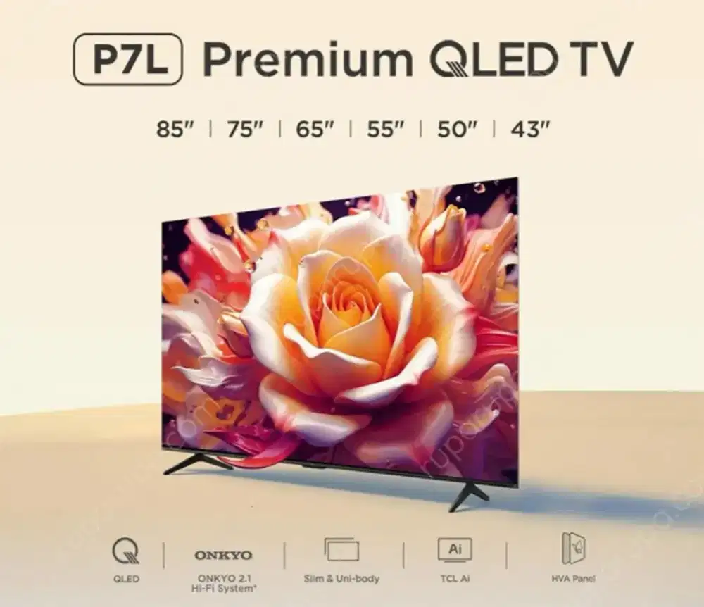 TCL Qled Google TV 75 Inch 4k Spesial Promo