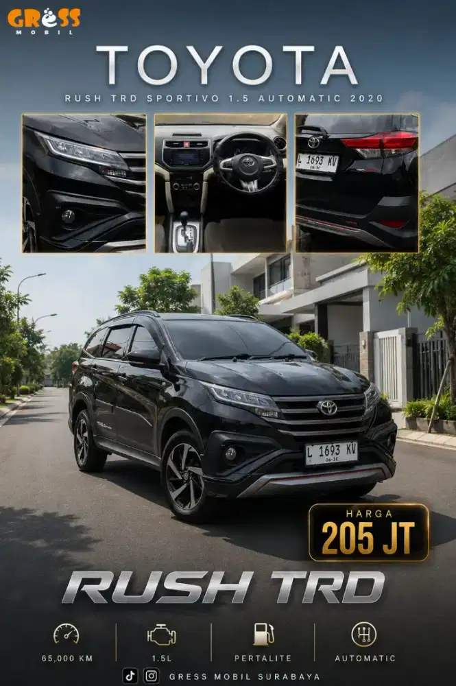 TOYOTA RUSH S TRD Sportivo 1.5cc AT TH 2020