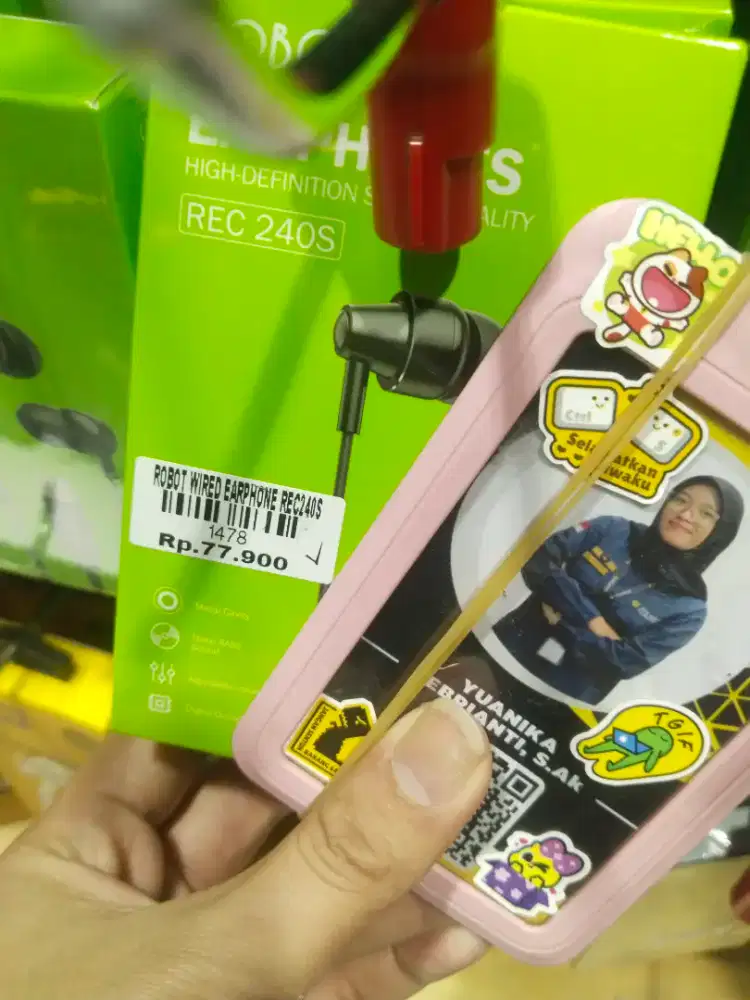 ROBOT WIRED EARPHONE REC240S