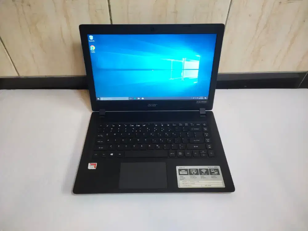 B767 acer aspire 3 A314-21 Amd A4-9120e Ram 4GB hdd 1000GB seri slim