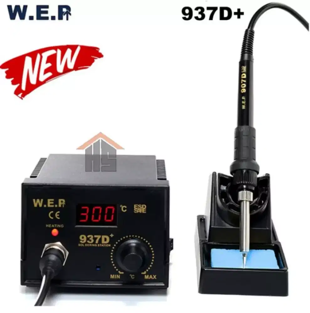 WEP 937D + 60 watt Soldering Station digital solder +busa Original