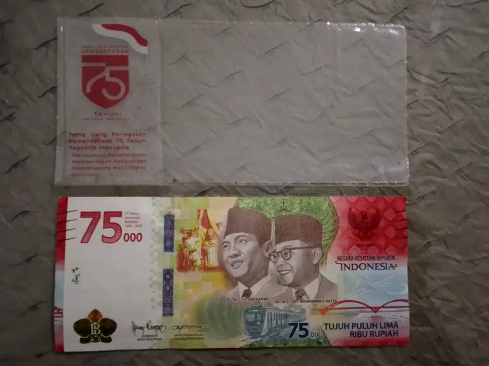 Uang 75 ribu edisi kemerdekaan