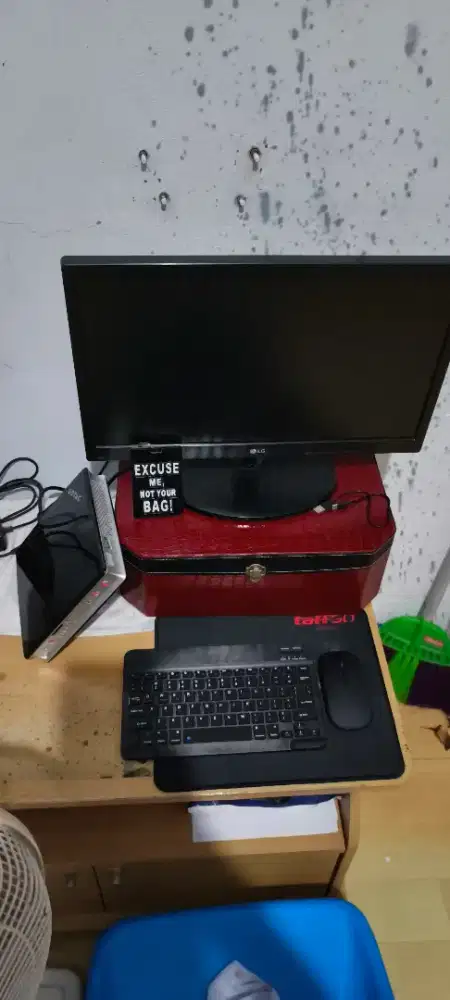 1 set mini pc zotac core i3-3120M tinggal pake