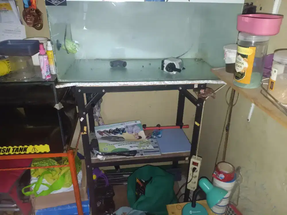 Aquarium + rak ukuran 80 & 60.