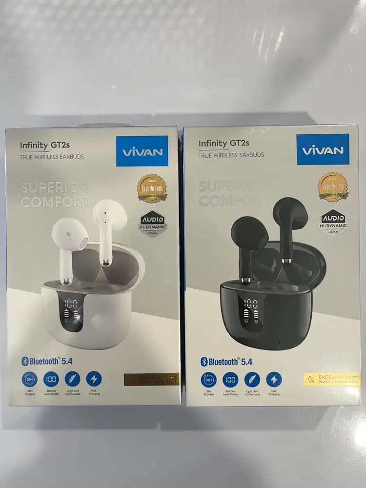 HF TWS Vivan GT2S Black / White