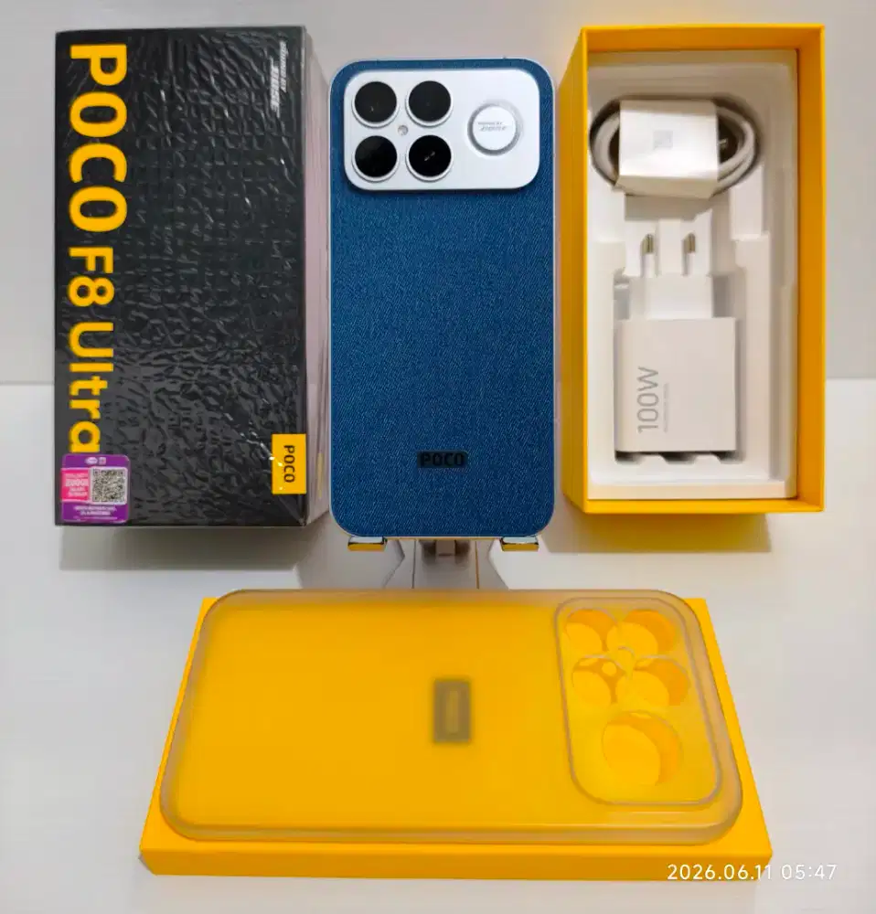 Xiaomi Poco F8 Ultra 5G 16/512 GbLikenew 99% Garansi Feb 28 bs TT/BT