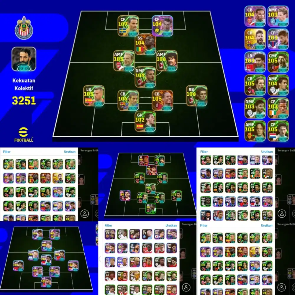 READY STOK AKUN EFOOTBALL