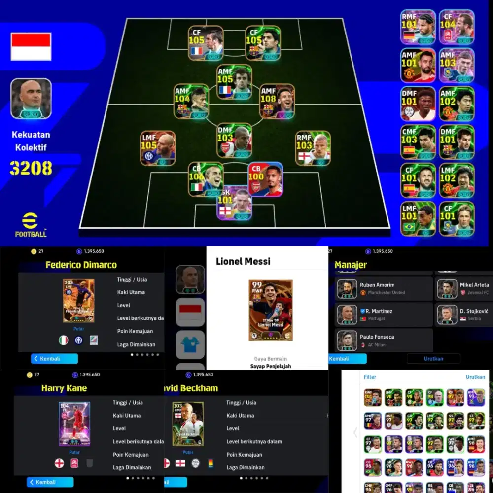 READY STOK AKUN EFOOTBALL