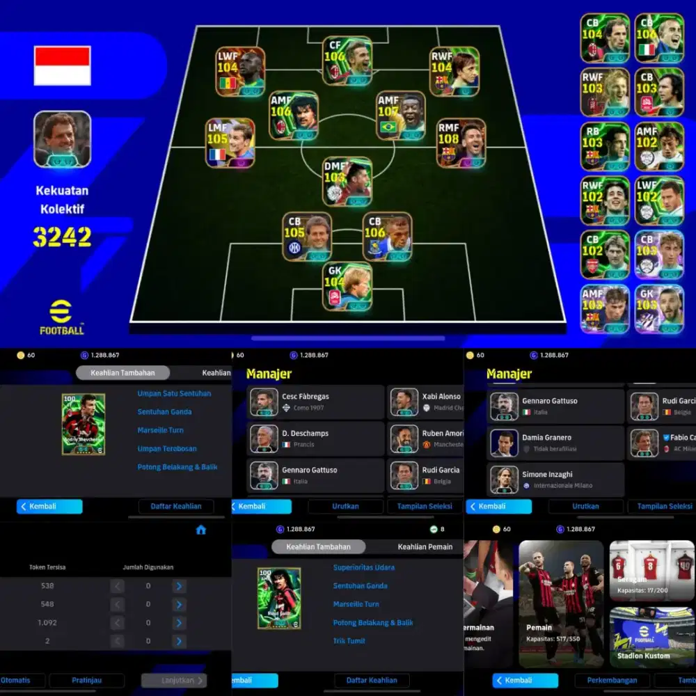READY STOK AKUN EFOOTBALL