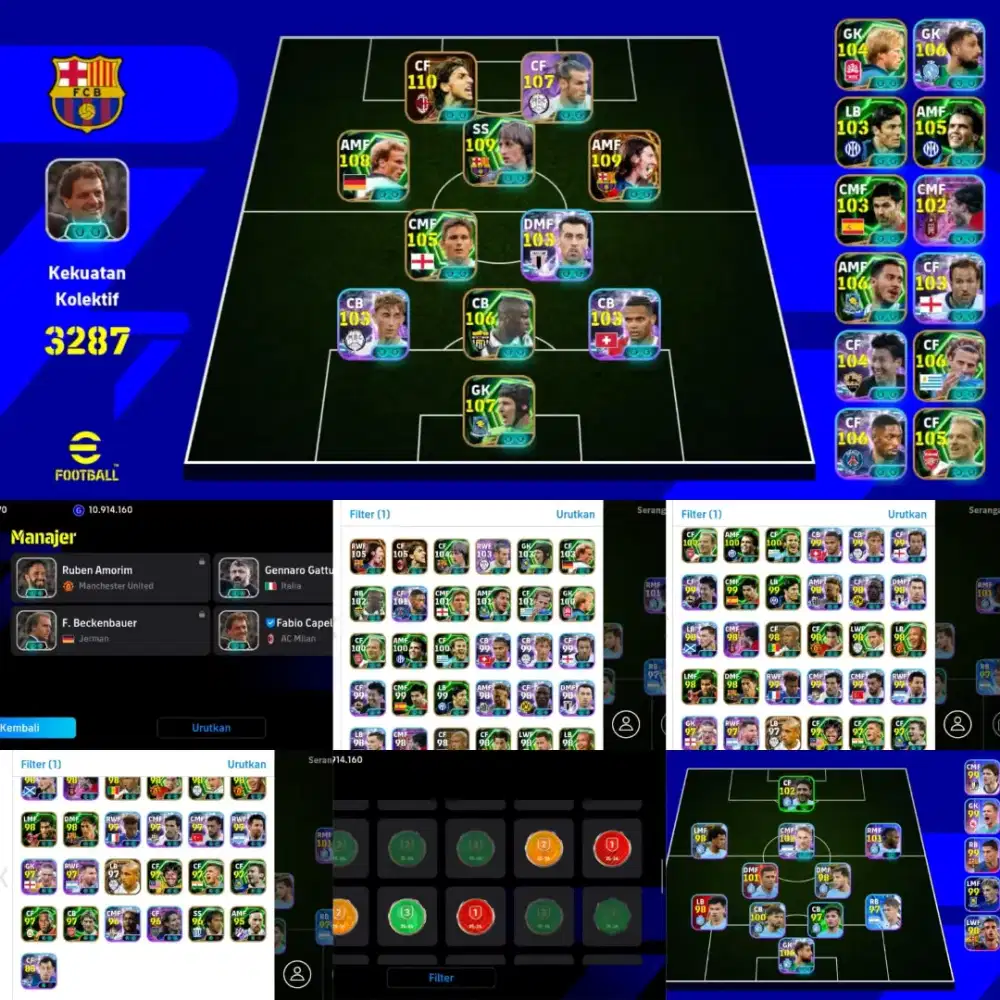 READY STOK AKUN EFOOTBALL
