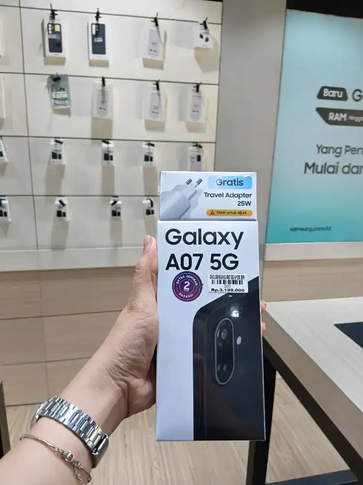 Samsung A07 5G 6/128 garansi resmi 1tahun atlantis dahsyat