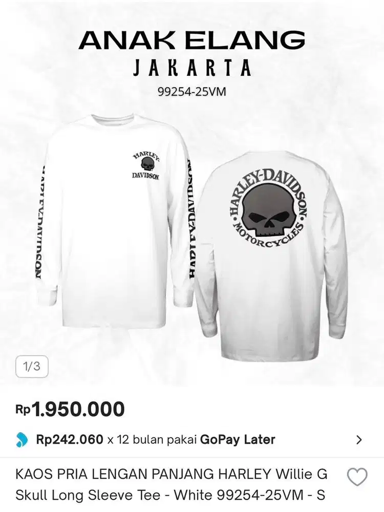 Harley Davison Long Sleeve