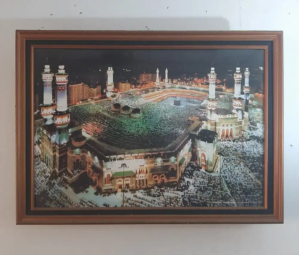 Hiasan dinding masjid 3DM lampu