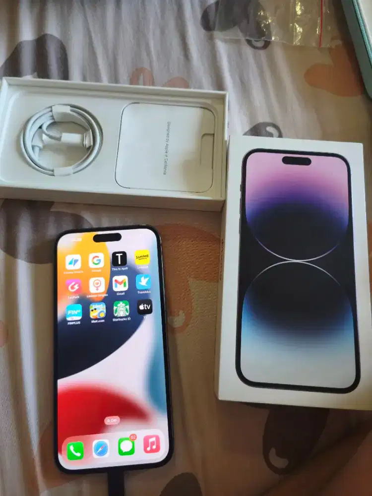 Iphone 14 promax 256 GB ex ibox fulset jarang pakai ( Kado )