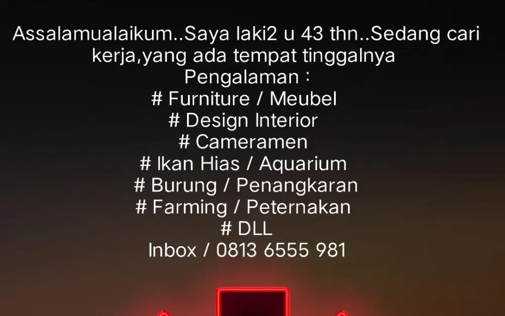 Mencari pekerjaan