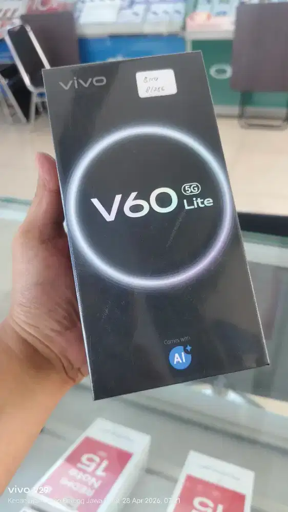 VIVO V60 Lite 5G 8+8/256gb NFC AMOLED Baru spesial promo original