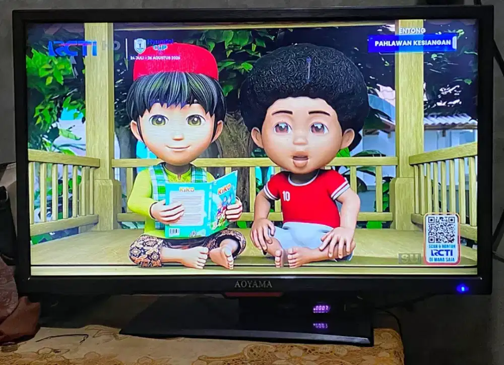 TV LED 32 INC AOYAMA+STB DIGITAL ORS BAGUS NORMAL&GAMBAR BENING BEKASI