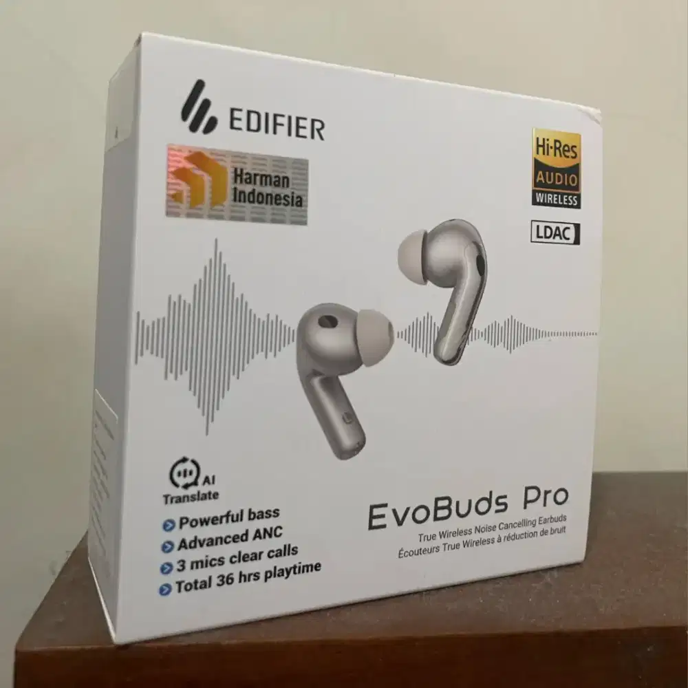 EDIFIER EvoBuds Pro (Silver/Argent)